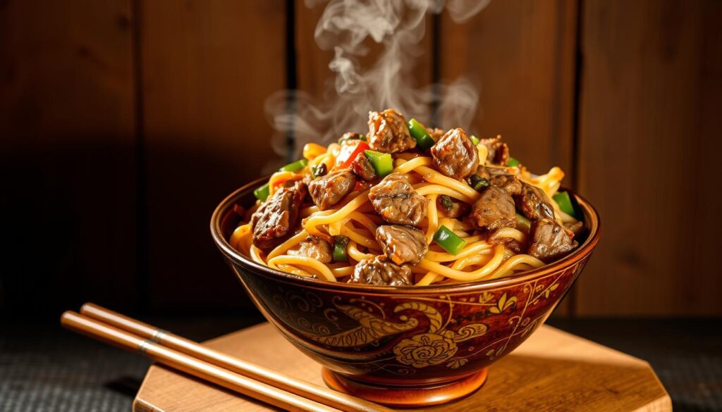 Mongolian Noodle Stir Fry Mongolian Noodle Stir Fry