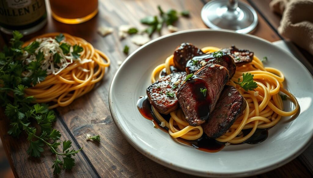 Steak and Pasta Garnishing Techniques Steak and Pasta Garnishing Techniques