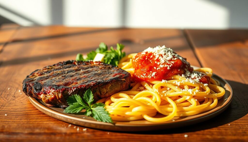 Steak and Pasta Plating Techniques Steak and Pasta Plating Techniques