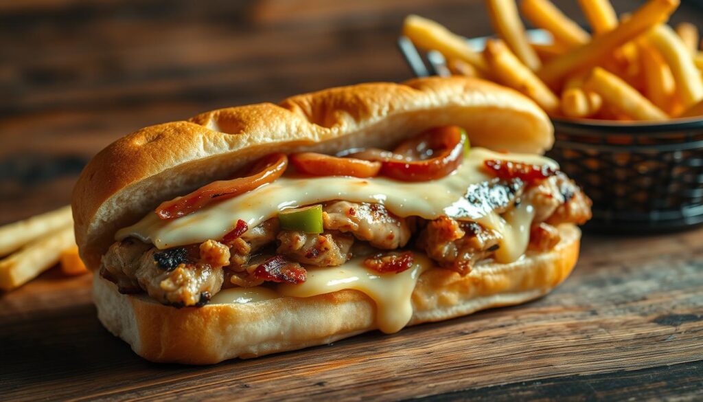 How to make a chicken cheesesteak at home
