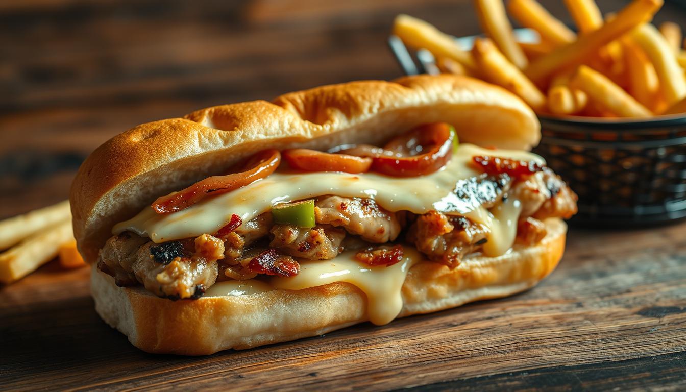 How to make a chicken cheesesteak at home