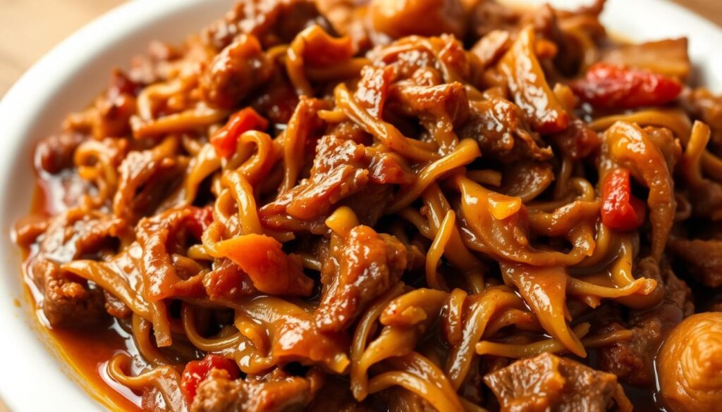 slow cooker shredded beef