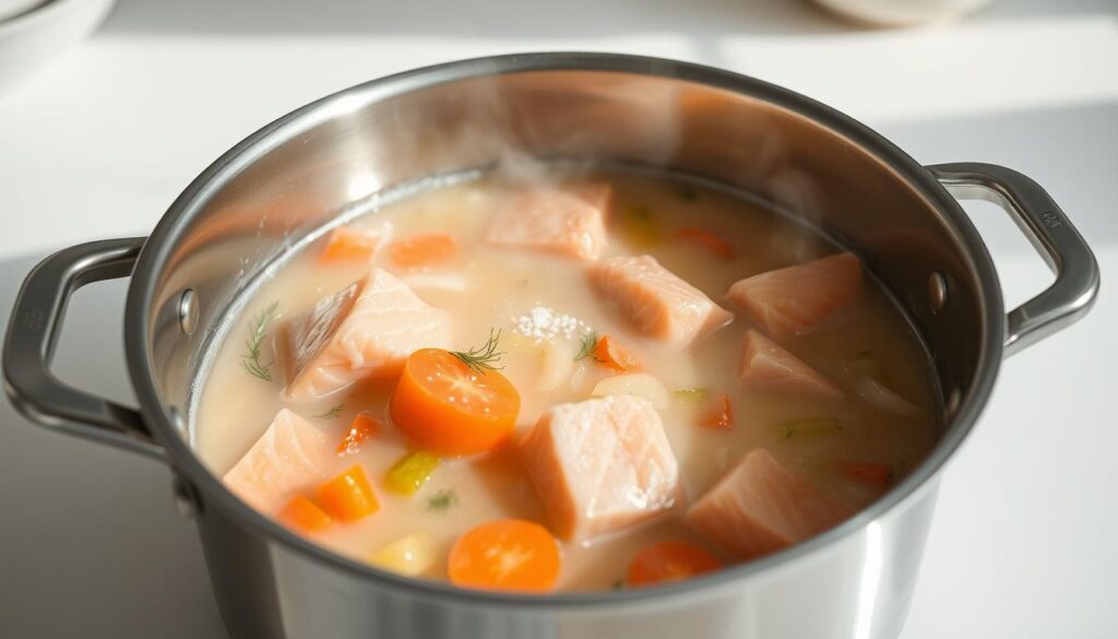 Creamy Fish Broth Preparation Creamy Fish Broth Preparation