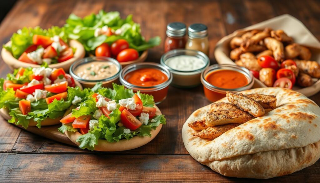 Customizable Pita Variations Customizable Pita Variations
