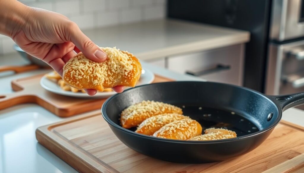 Parmesan Crusted Chicken Cooking Process Parmesan Crusted Chicken Cooking Process