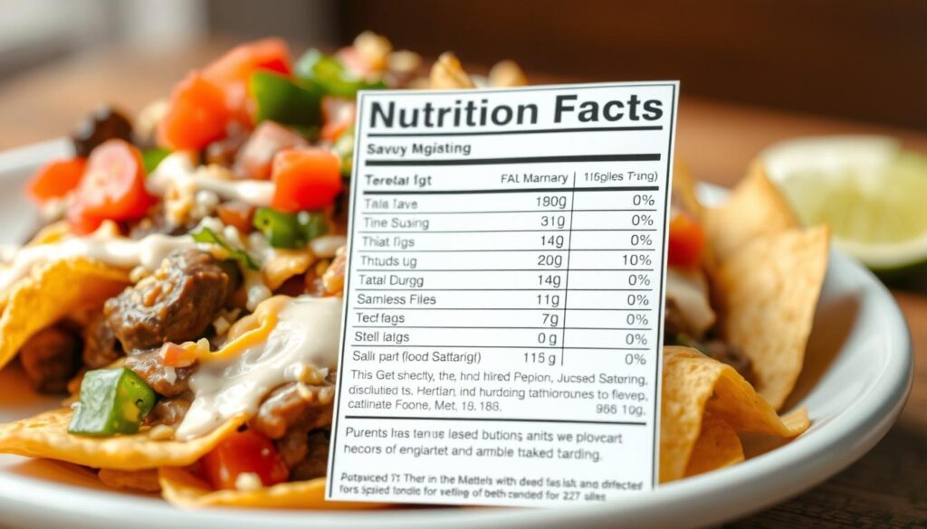 Steak Nachos Nutrition Facts Steak Nachos Nutrition Facts