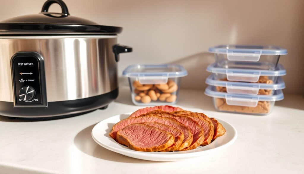 Storing Slow Cooker Flank Steak
