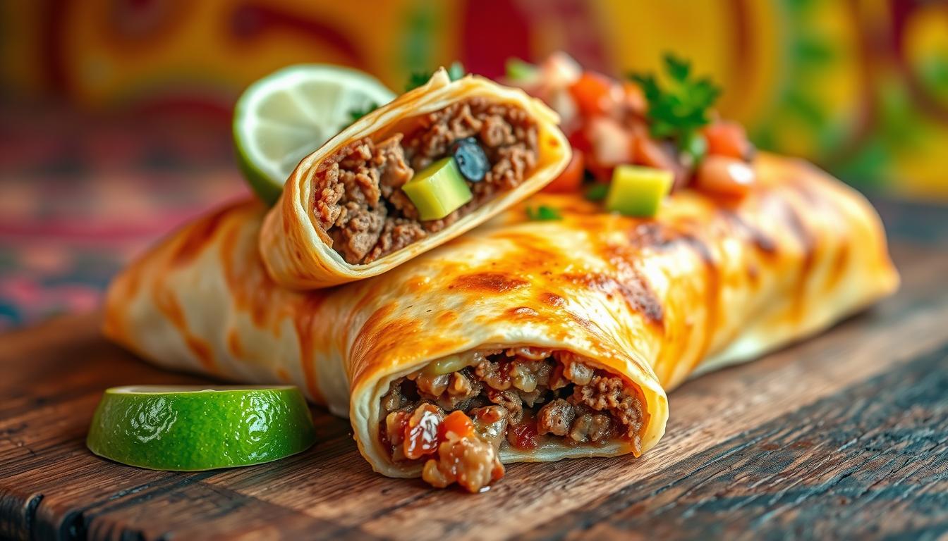 beef chimichanga