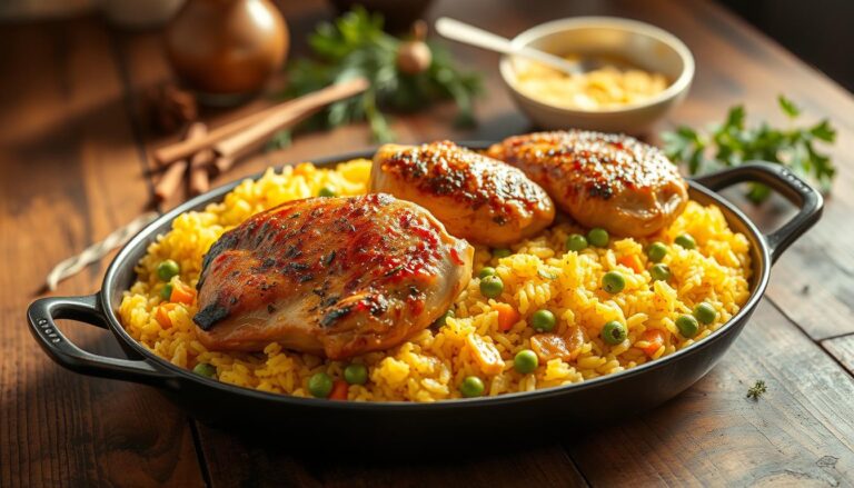 chicken and yellow rice