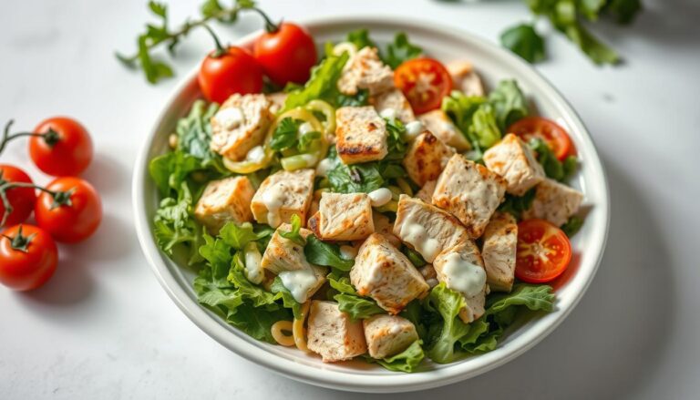 high protein chicken salad