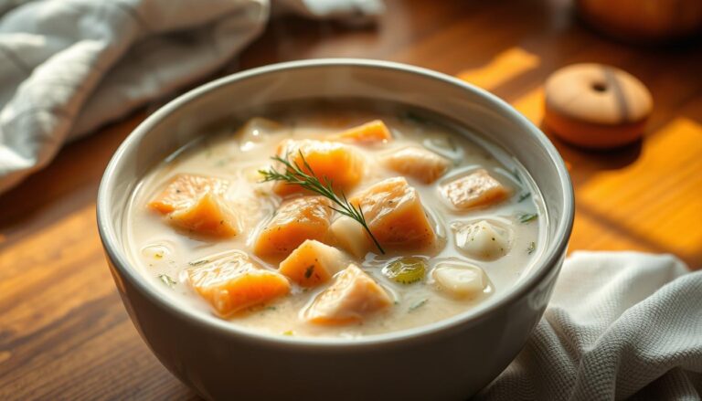 salmon fish soup