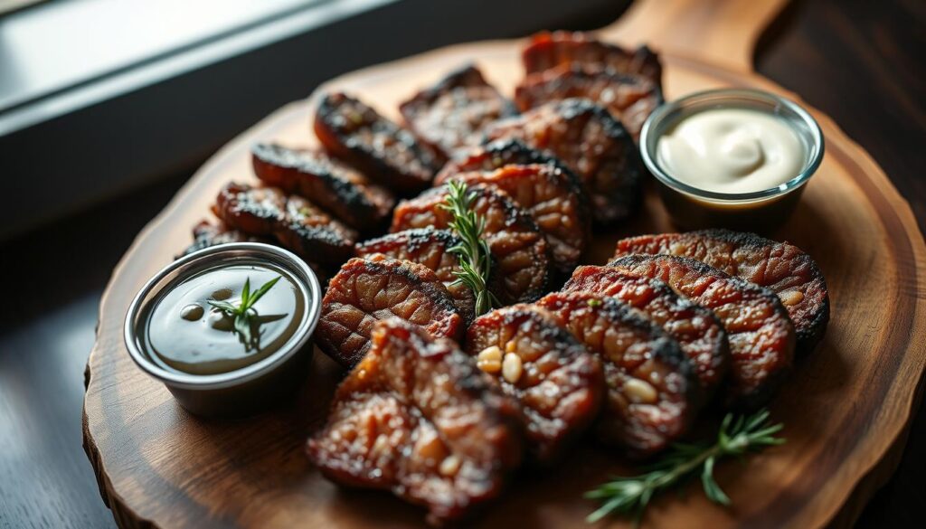 Air Fryer Steak Bites Serving Platter Air Fryer Steak Bites Serving Platter