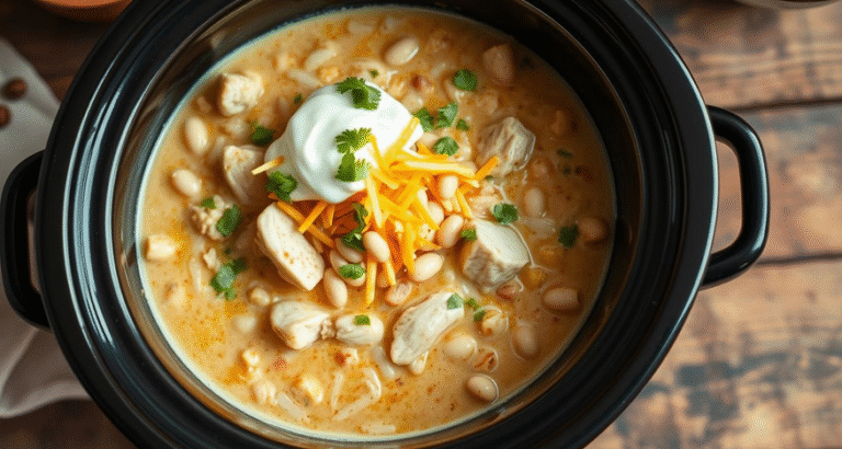 Best Crockpot White Chicken Chili – Easy & Cozy