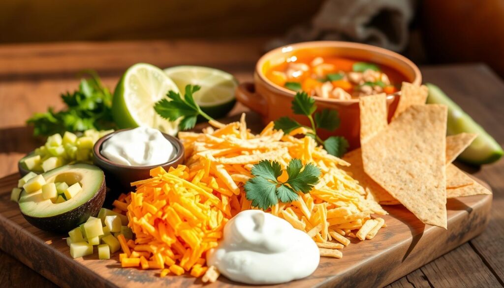Chicken Taco Soup Toppings