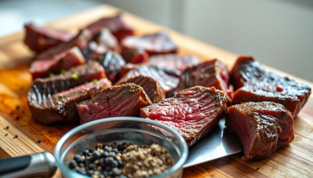 Seasoned Steak Bites Preparation Seasoned Steak Bites Preparation