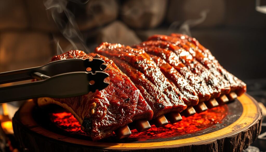 Smoking Barbecue Beef Ribs Smoking Barbecue Beef Ribs