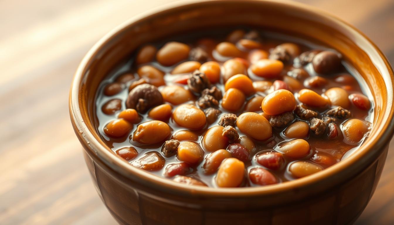 baked beans with ground beef recipe