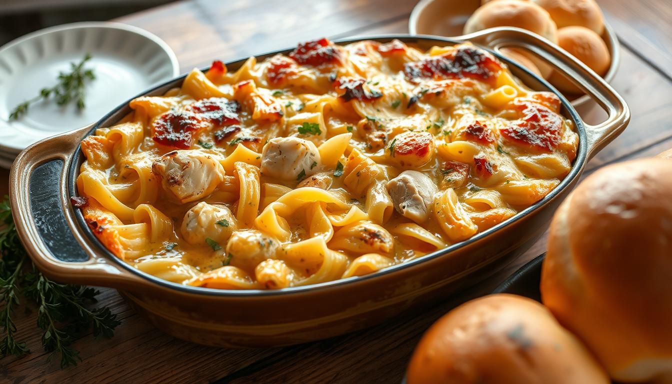 chicken & noodle casserole
