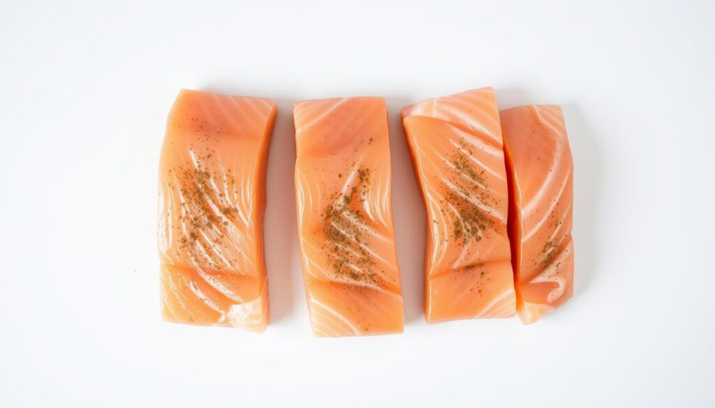 Air Fried Salmon Fillets Preparation