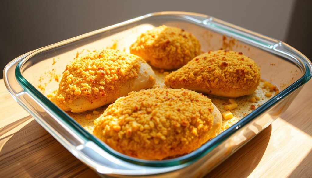 Cheddar Crusted Chicken Breasts Baking Guide
