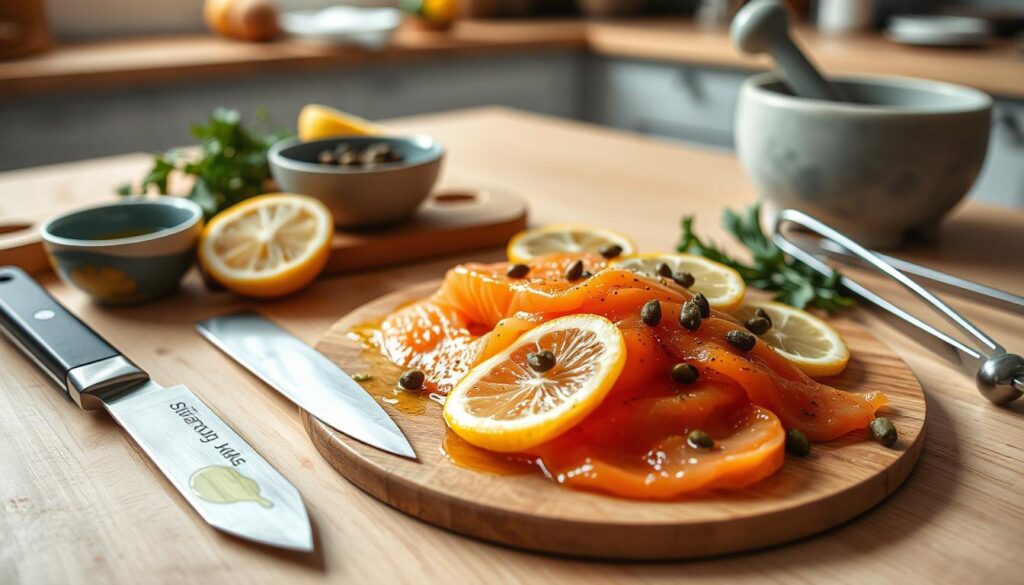 Salmon Carpaccio Kitchen Tools