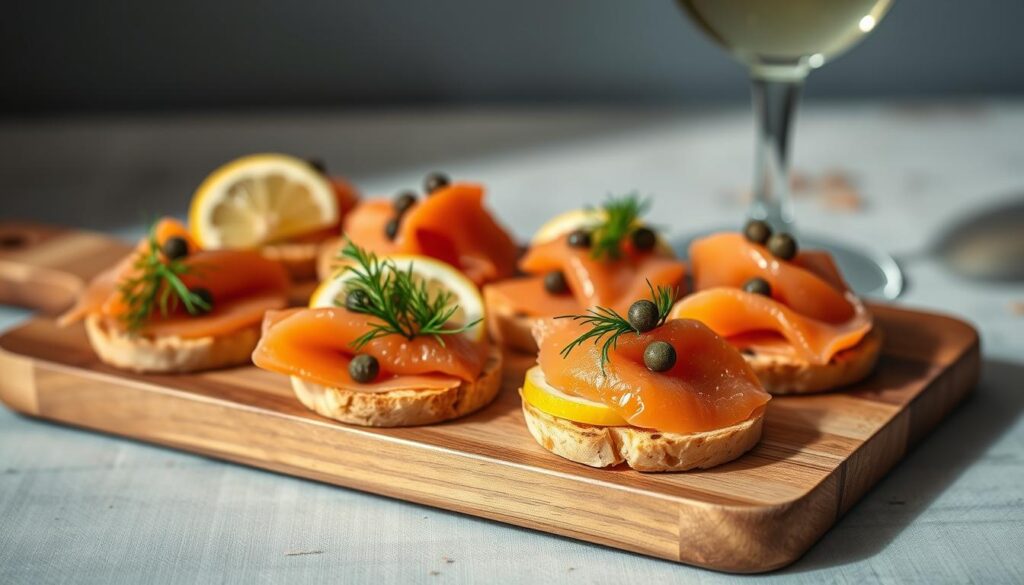 Smoked Salmon Appetizers Pairing
