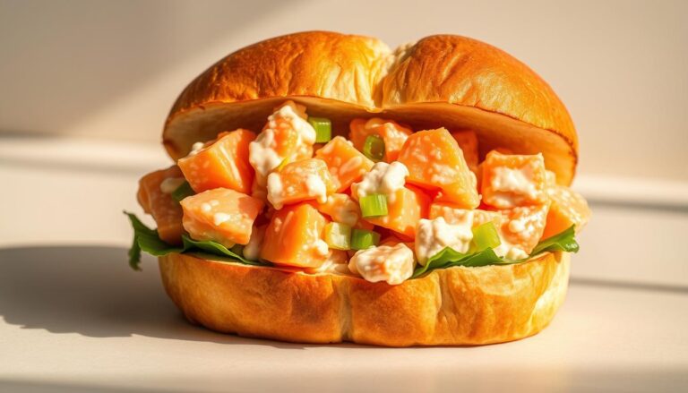 salmon salad sandwich