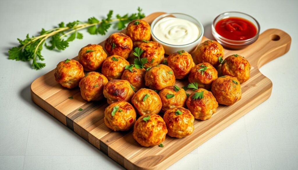Baked Chicken Meatballs Serving Ideas