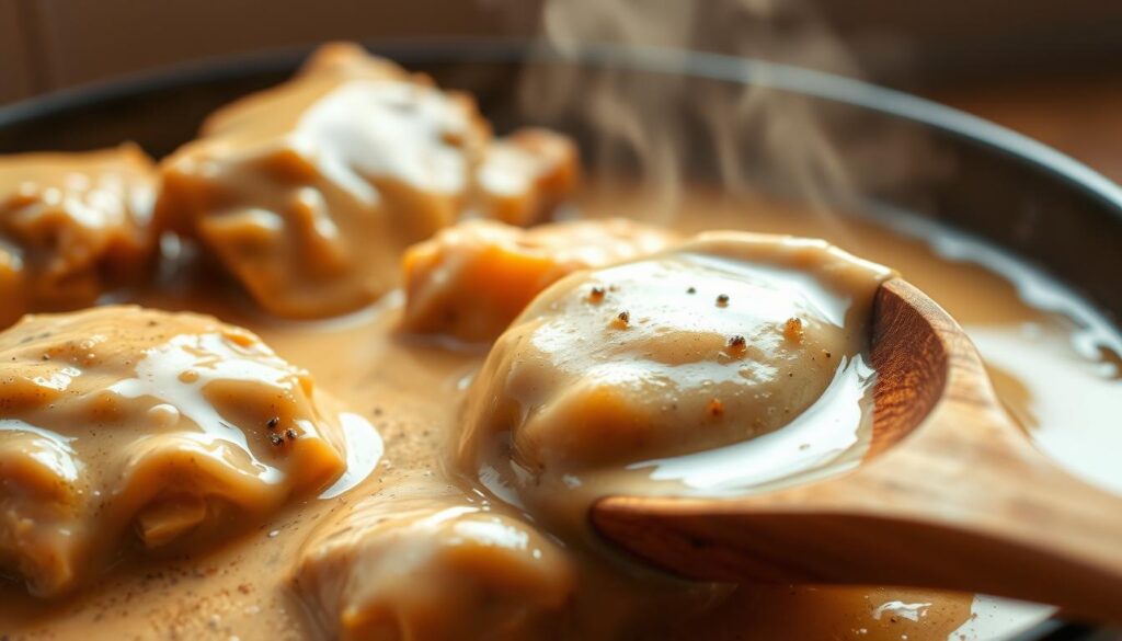 Creamy Gravy for Smothered Chicken Thighs