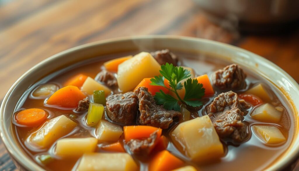 Leftover Steak Vegetable Soup