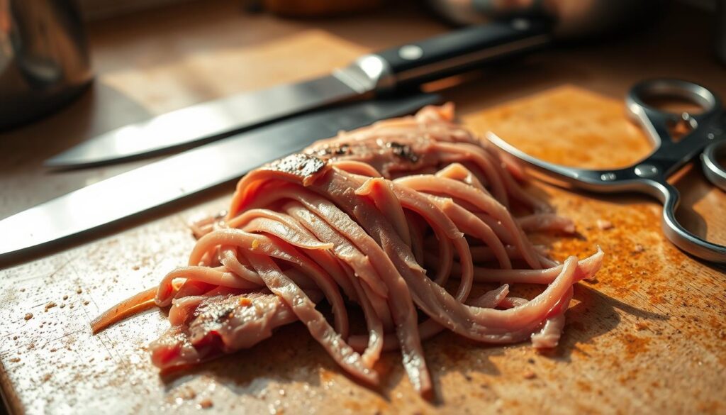 Preparing beef tongue for traditional lengua tacos