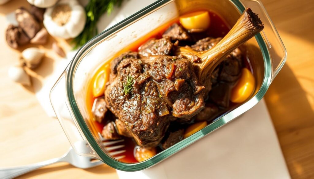 Storing Braised Beef Shank Leftovers