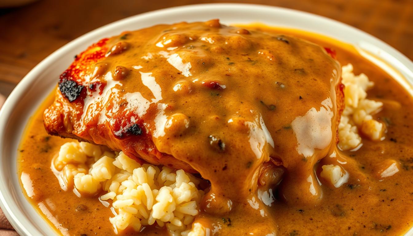 smothered chicken thighs