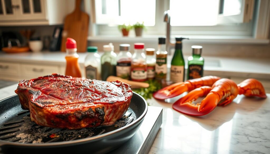steak and lobster