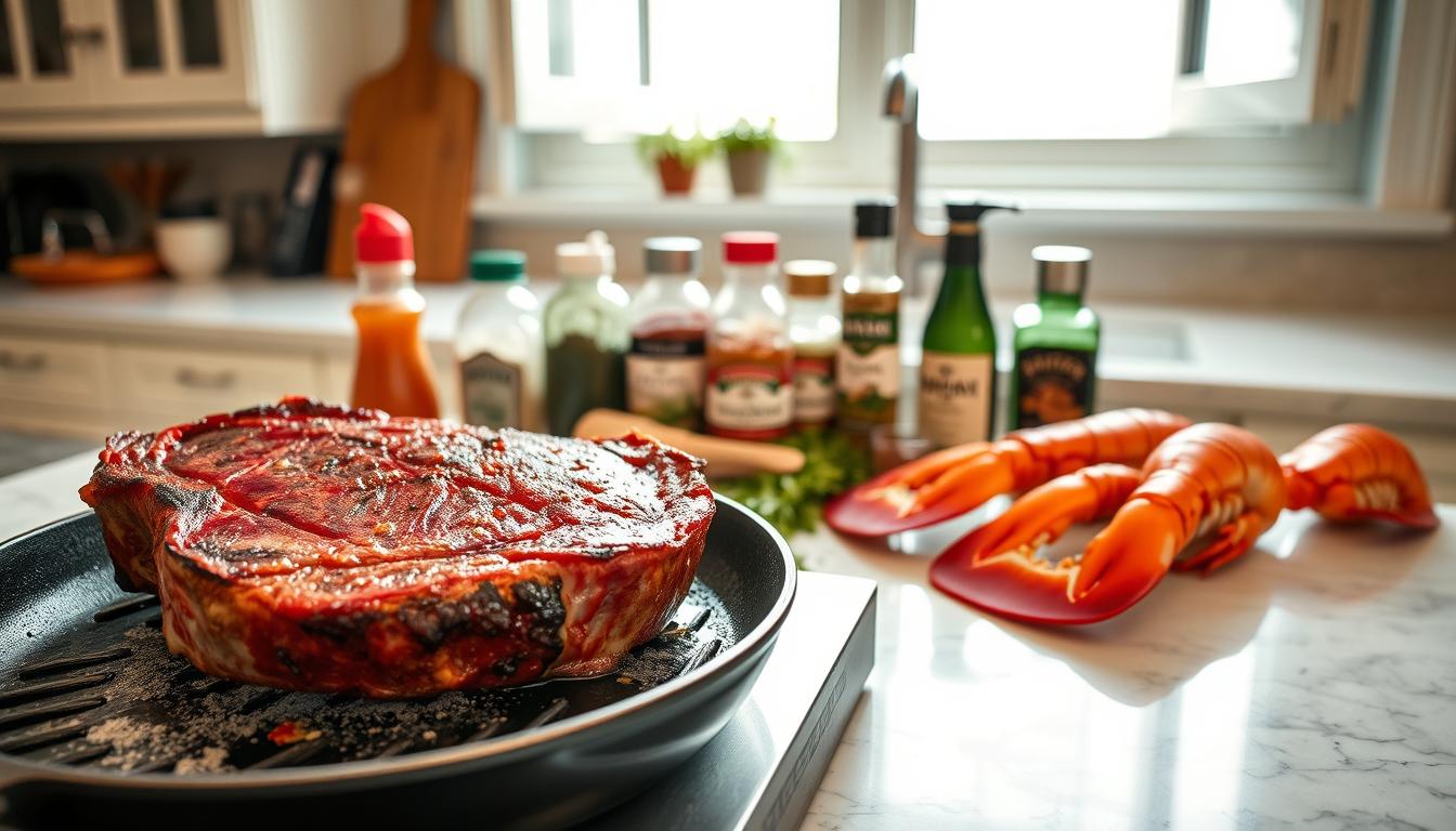steak and lobster