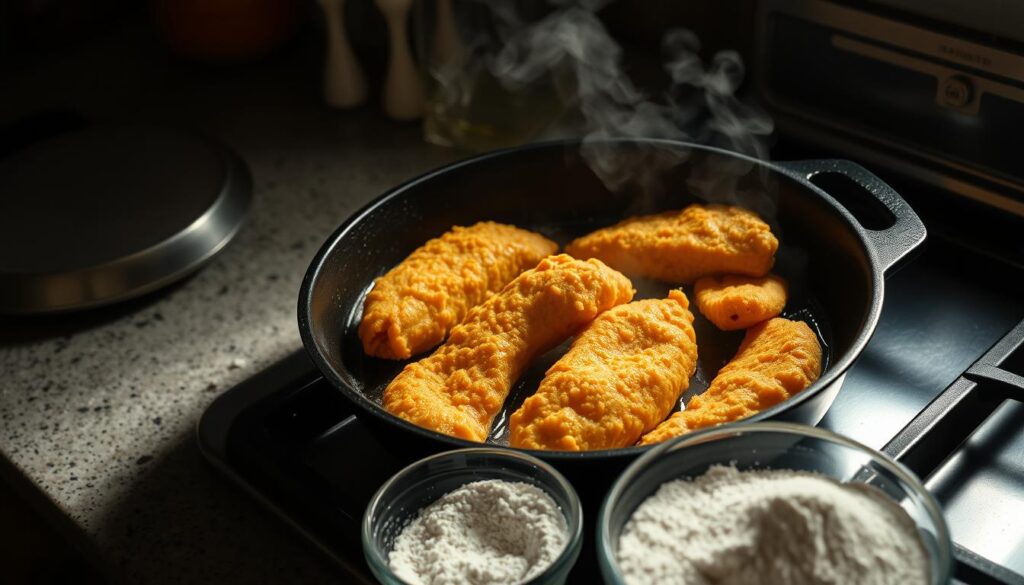 Chicken Strips Frying Techniques