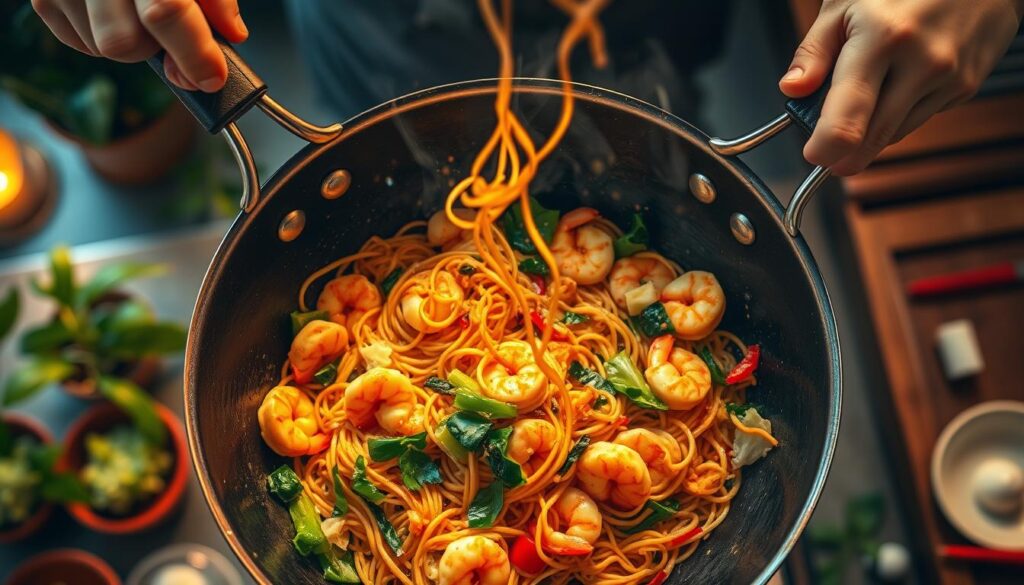 Pad Thai Stir Fry Technique