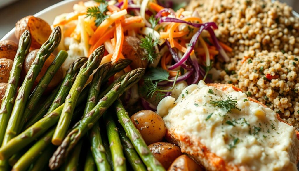 Salmon Dinner Sides Platter