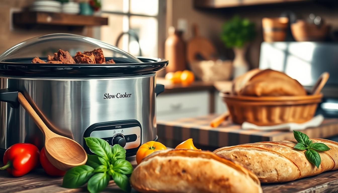 slow cooker italian beef