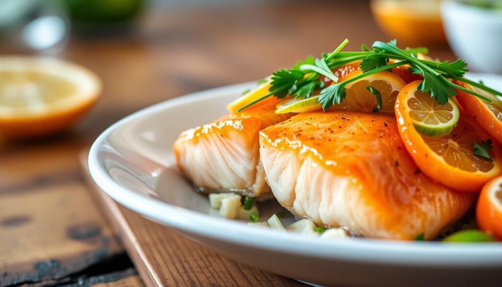 Citrus Ponzu Salmon Topping