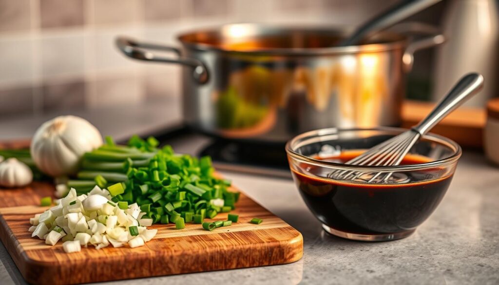 Teriyaki Steak Marinade Preparation