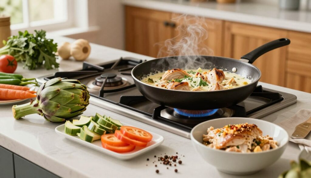 Chicken Artichoke Recipe Cooking Process Chicken Artichoke Recipe Cooking Process