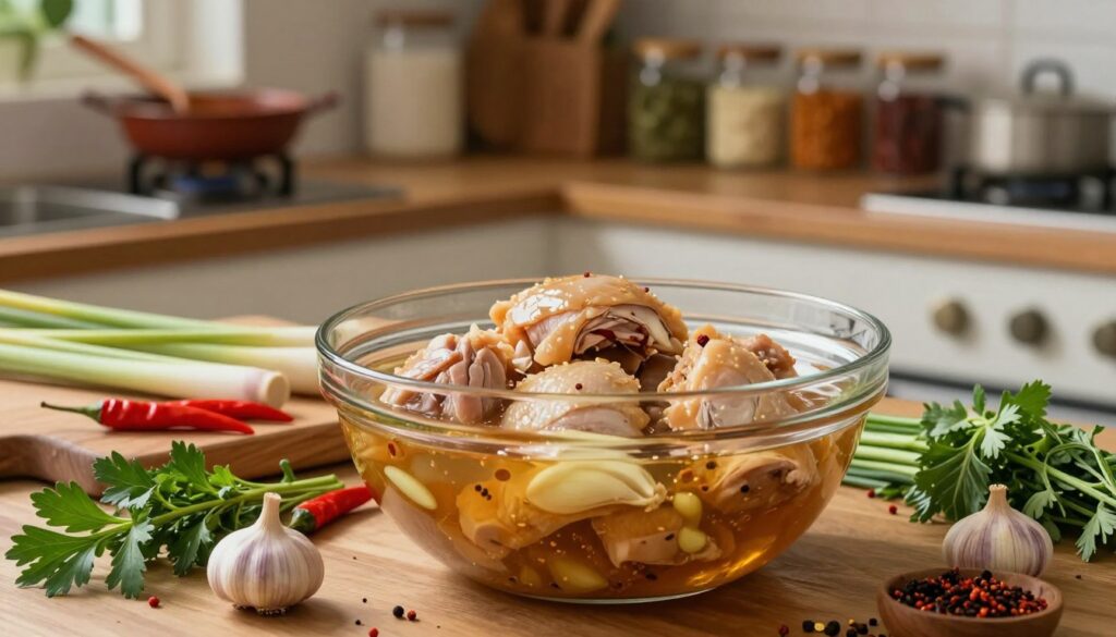 Chicken Inasal Brining Process