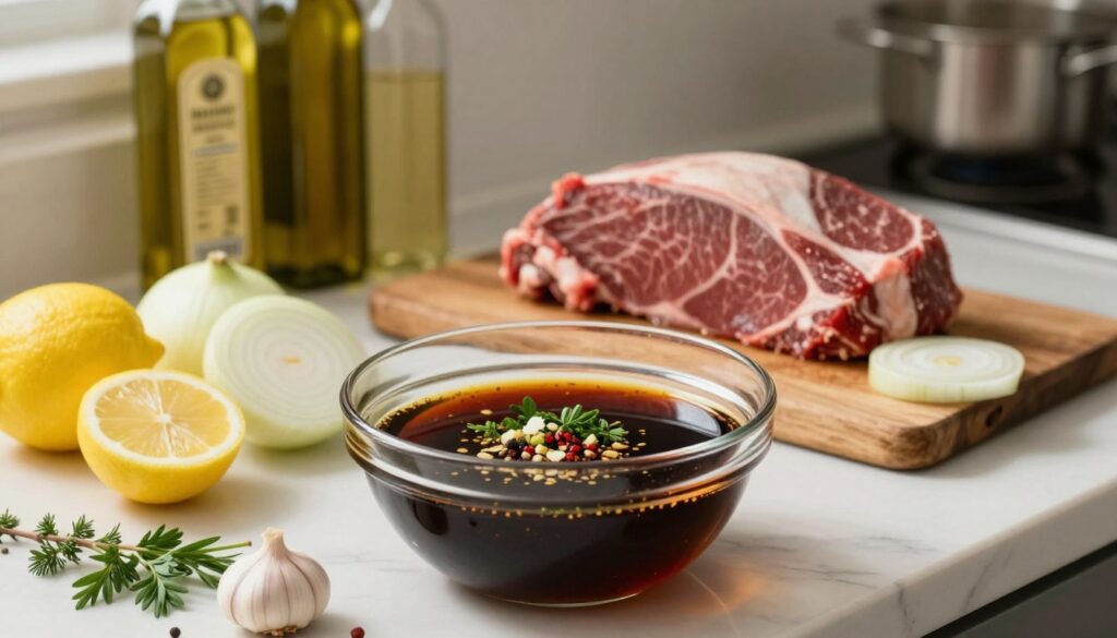 Eye of Round Marinade Preparation